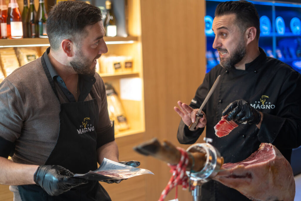 Serving the guests