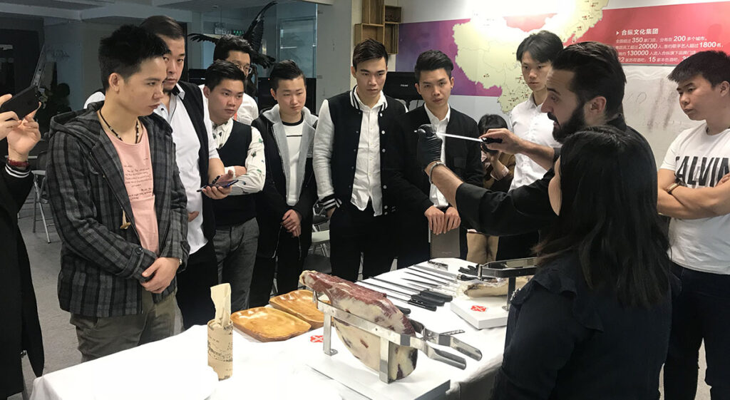 Tasting with students